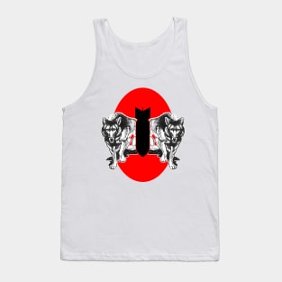 Bomb wolves and redness Tank Top